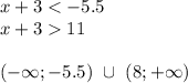 x+311\\\\&#10; (-\infty;-5.5) \ \cup \ (8;+\infty)