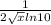 \frac{1}{2 \sqrt{x} ln10}