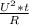 \frac{U^2*t}{R}