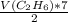 \frac{V(C_2H_6) *7}{2}