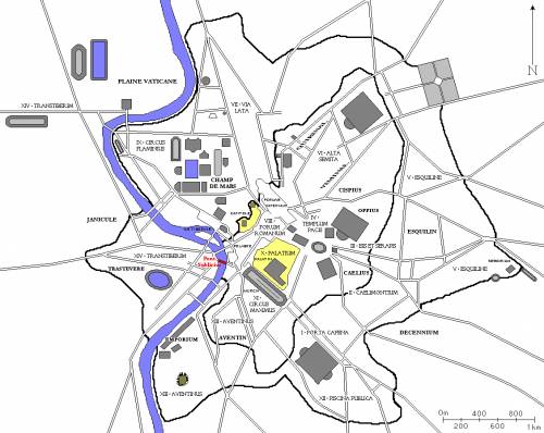 Где был построен древнейший в риме мост? (желательно тыкнуть в карту): d