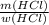 \frac{m(HCl)}{w (HCl)}