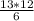 \frac{13*12}{6}