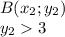 B(x_{2};y_{2})\\&#10;y_{2}3