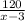 \frac{120}{x-3}