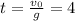 t=\frac{v_0}{g}=4