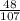 \frac{48}{107}