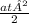 \frac{at²}{2}