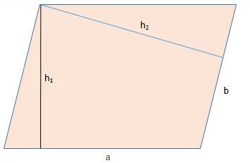 1) высота параллелограмма 4 см. и 5 см.периметр 42 см.найдите площадь параллелограмма. 2)основание р