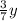 \frac{3}{7}y