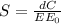 S= \frac{dC}{EE_{0}}