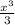 \frac{ x^{3}}{3}