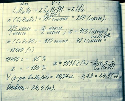 Сколько литров раствора этилого спирта плотность 0,79 с массовой долей 95% получится при спиртовом б