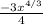 \frac{-3x^{4/3}}{4}