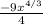 \frac{-9x^{4/3}}{4}