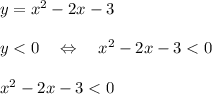 y=x^2-2x-3\\\\y