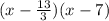 (x-\frac{13}{3})(x-7)