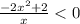 \frac{-2 x^{2}+2 }{x}