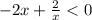 -2x+ \frac{2}{x}