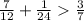 \frac{7}{12}+ \frac{1}{24} \frac{3}{7}