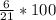 \frac{6}{21}*100