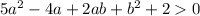 5a^2-4a+2ab+b^2+20