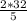 \frac{2*32}{5}