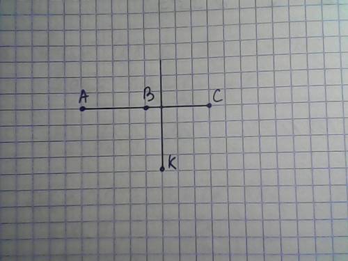 Отметьте в тетради точки а и с проведите через них прямую. отметьте точку в лежащую на прямой ас и т