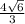 \frac{4\sqrt{6}}{3}