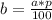 b=\frac{a*p}{100}