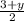 \frac{3+y}{2}