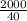 \frac{2000}{40}