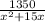 \frac{1350}{ x^{2} +15x}