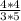 \frac{4*4}{3*5}