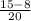 \frac{15-8}{20}