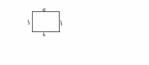 Ширина прямоугольника 3см.а длина в 2 раза больше.найти периметр.
