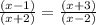 \frac{(x-1)}{(x+2)}= \frac{(x+3)}{(x-2)}