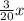 \frac{3}{20} x