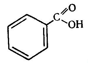 Структурная формула толуола и бензойной кислоты