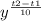 y^{ \frac{t2-t1}{10}}