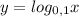 y=log_{0,1}x