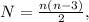 N=\frac{n(n-3)}{2},\;