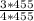 \frac{3 * 455}{4 * 455}