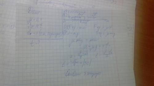 Через сколько времени после начала аварийного торможения остановится автобус, движущийся со скорость