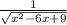 \frac{1}{\sqrt{x^2-6x+9}}