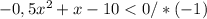 -0,5x^2+x-10