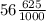 56 \frac{625}{1000}