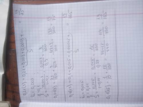 Періодичні дроби. переведіть чисті 0,(6) / 0,(16) / 0,(13) змішані 0,21(3) / 0,1(15)