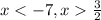 x \frac{3}{2}