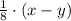 \frac{1}{8}\cdot (x-y)